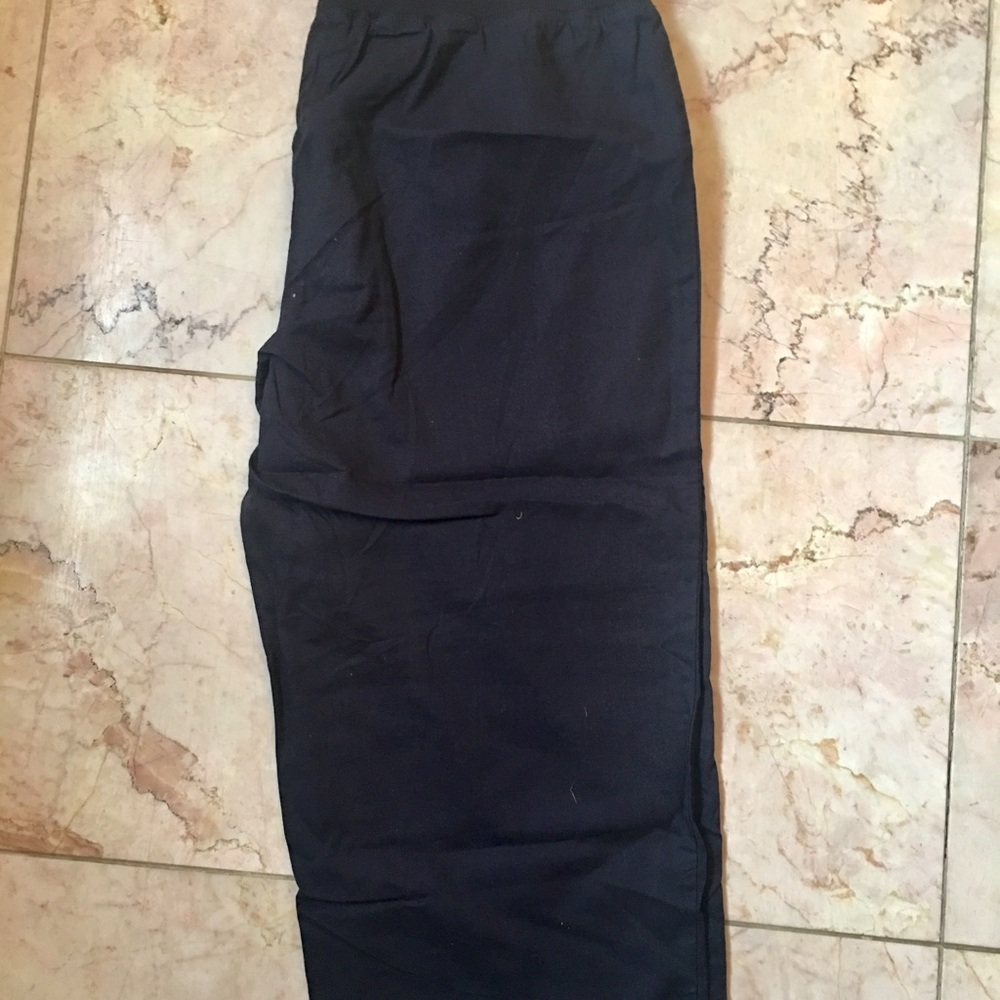 Banana Republic, Dark navy, Linen capri pants - Picture 3 of 7